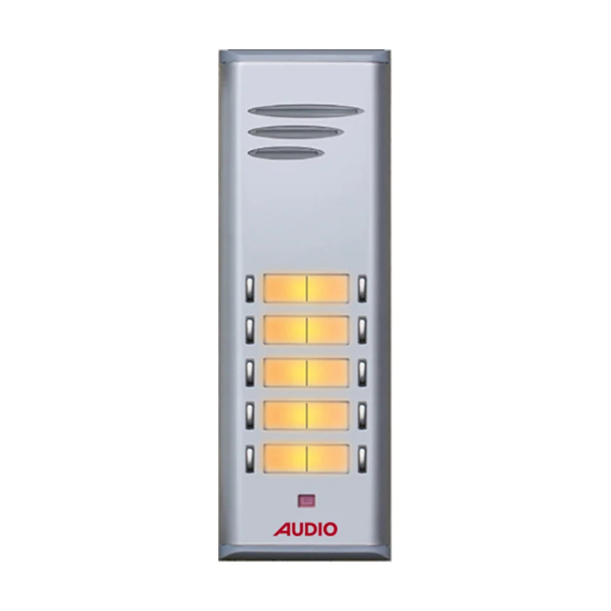 Audio 10 butonlu kapı paneli çift sıra